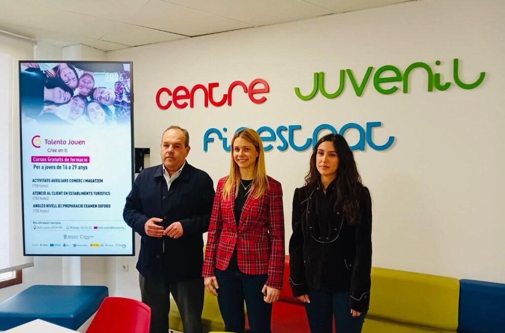 El Ayuntamiento y Cámara Alicante presentan el Programa Talento Joven 2026 para formar a la juventud en Turismo, Idiomas y Comercio