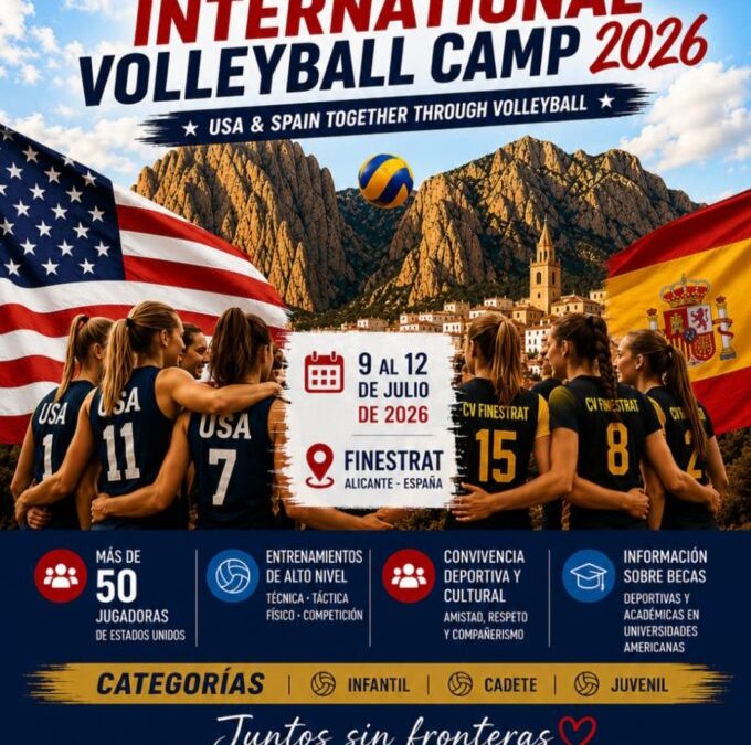 Finestrat se convierte en un punto de encuentro internacional de voley femenino